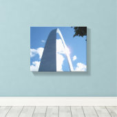 セントルイスアーチキャンバスプリント キャンバスプリント (インサイチュ (ウッドフロア))