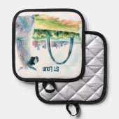 セントルイスアーチラマのお土産 鍋敷き (正面/裏面)