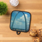 セントルイスアーチ 鍋敷き (トップダウン)