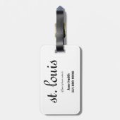 セントルイスカイラインラゲージタグ ラゲッジタグ (裏面縦)