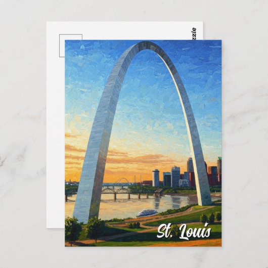 セントルイスゲートウェイアーチトラベル ポストカード (正面/裏面)