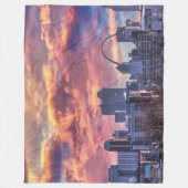 セントルイスサンライズ フリースブランケット (正面)