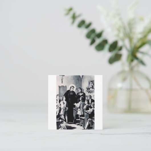 セントルイスドモンフォートフランスの司祭 スクエア名刺 (スタンド正面)