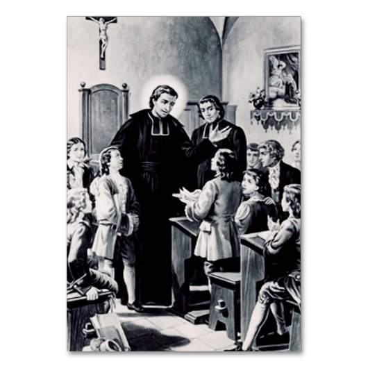 セントルイスドモンフォートフランスの司祭 テーブルナンバー (正面)