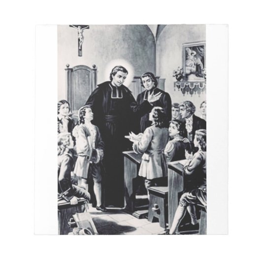 セントルイスドモンフォートフランスの司祭 ノートパッド (正面)