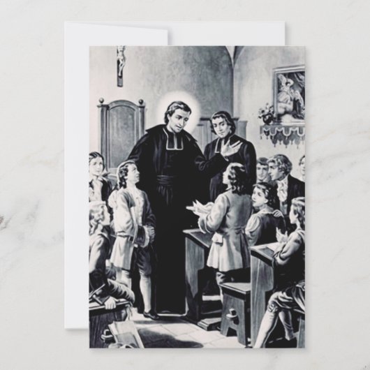 セントルイスドモンフォートフランスの司祭 招待状 (正面)