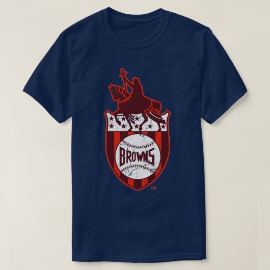 セントルイスブラウンズ Tシャツ (デザイン正面)