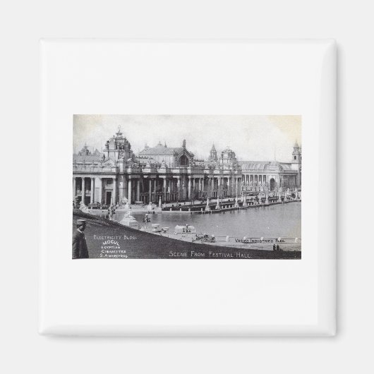 セントルイスワールドズフェア1904ヴィンテージ マグネット (正面)