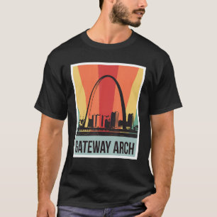 セントルイスヴィンテージゲートウェイアーチナショナルパークスヴェン Tシャツ