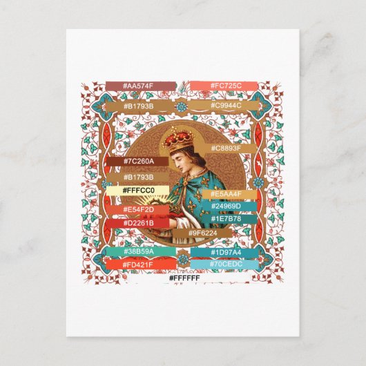 セントルイス九世(BK 065) P用カラーパレット ポストカード (正面)