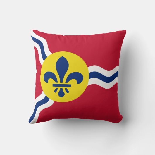 セントルイス国旗のアメリカのモジョ・ピロー クッション (裏面)