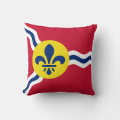 セントルイス国旗のアメリカのモジョ・ピロー クッション (正面)