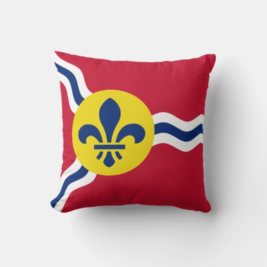 セントルイス国旗のアメリカのモジョ・ピロー クッション (正面)