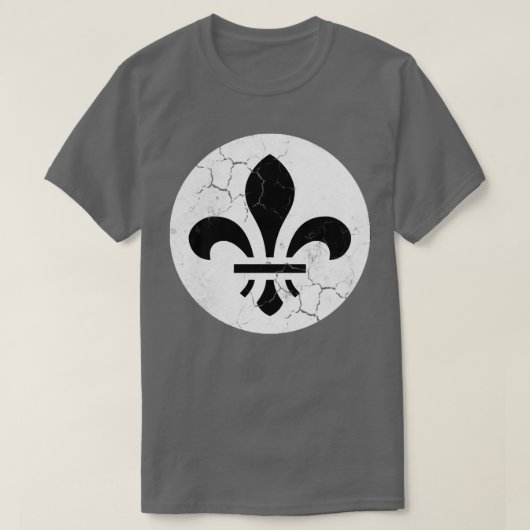 セントルイス国旗の（紋章の）フラ・ダ・リ Tシャツ (デザイン正面)
