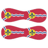 セントルイス国旗を持つ愛国的なソフトボール ソフトボール (パネル)