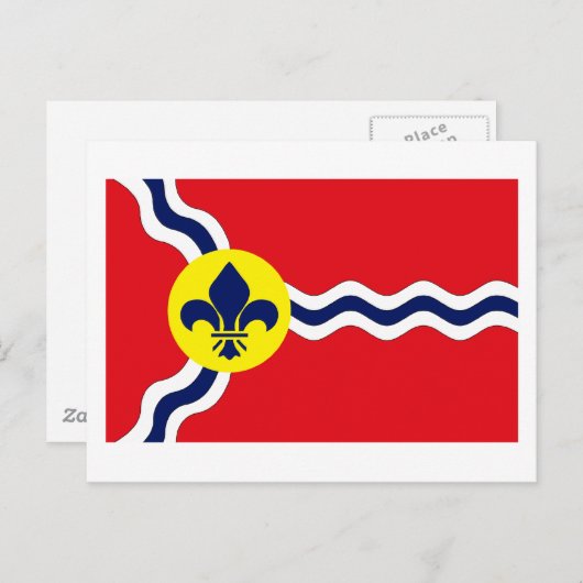 セントルイス国旗 ポストカード (正面/裏面)