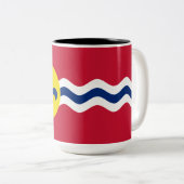 セントルイス国旗(ミズーリ) ツートーンマグカップ (正面右)