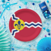 セントルイス国旗（ミズーリ） ペーパープレート (パーティー)