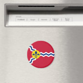 セントルイス国旗（ミズーリ） マグネット (インサイチュ (食洗機))