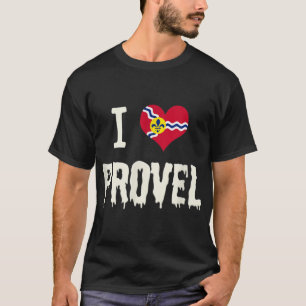 セントルイス国旗ProvelチーズデザインIハートProvel Tシャツ