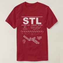 セントルイス国際的ランバート空港STL Tシャツ