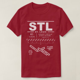セントルイス国際的ランバート空港STL Tシャツ