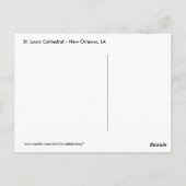 セントルイス大聖堂はがき ポストカード (裏面)