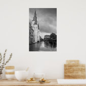 セントルイス大聖堂ジャクソンスクエアニューオーリンズ ポスター (キッチン)