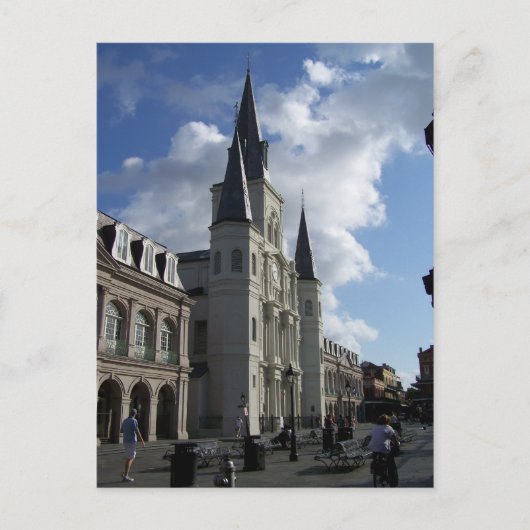 セントルイス大聖堂ニューオーリンズ・ルイジアナ ポストカード (正面)