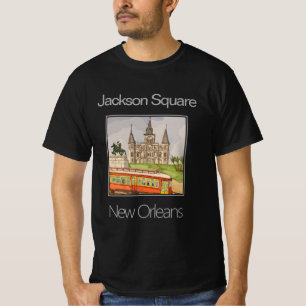 セントルイス大聖堂、ジャクソンスクエア、ニューオーリンズ Tシャツ