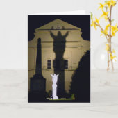 セントルイス大聖堂,ニューオーリンズ, LA - カード (黄色い花)