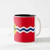 セントルイス州旗 ツートーンマグカップ (正面右)