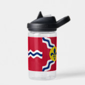 セントルイス州旗、ミズーリ州水瓶旗 ウォーターボトル (左面)