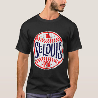 セントルイス手描き脚本 Tシャツ