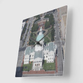 セントルイス時計 スクエア壁時計 (傾斜)