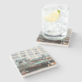 セントルイス美術館の入口、セントルイスのコースター ストーンコースター (横)