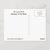 セントルイス西方玄関口 ポストカード (裏面)