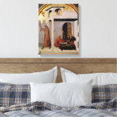 セントルイス・トゥールーズがベッドの脇で病気で現れる キャンバスプリント (インサイチュ (寝室))