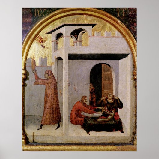 セントルイス・トゥールーズがベッドの脇で病気で現れる ポスター (正面)