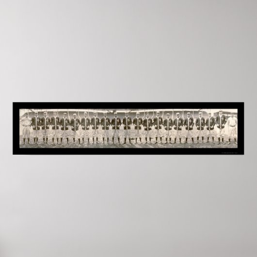 セントルイス・ブラウンズ写真1909 ポスター (正面)