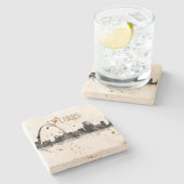 セントルイス、ミズーリのスカイライン ストーンコースター (横)