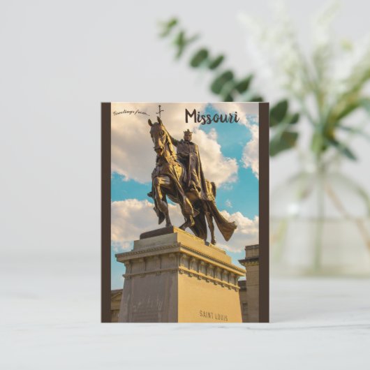 セントルイス・ミズーリのセントルイス像のアポテアシス ポストカード (スタンド正面)