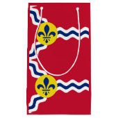 セントルイス、ミズーリの旗 スモールペーパーバッグ (正面)