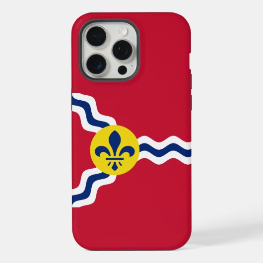 セントルイス (ミズーリ州) の旗 iPhoneケース (裏面)