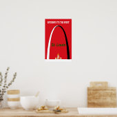 セントルイス、ミズーリ旅行ポスター ポスター (キッチン)