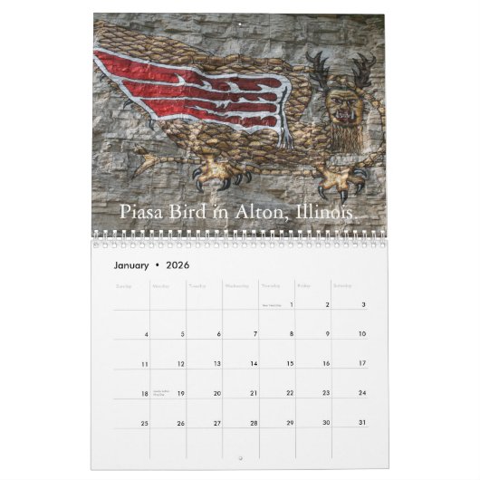 セントルイス、ミズーリ2010年の及びのまわりの場所 カレンダー (1月 2026)