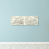 セントルイス、ミズーリ8 キャンバスプリント (インサイチュ (ウッドフロア))