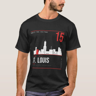 セントルイス ミズーリ スカイライン シフトテープ Vol 15 Tシャツ