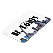 セントルイス・ミズーリ・スカイライン、セントルイス・イン・ザ・スカイ マグネット (左側)