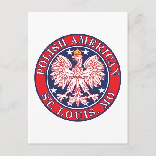 セントルイス・ミズーリ・ポーランド ポストカード (正面)